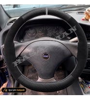 Fiat Marea Dikme Direksiyon Kılıfı Alcantara Süet Mat Karbon Gri Yüzük ve Dikiş HLX-Spor 3 Kollu 1996-2002