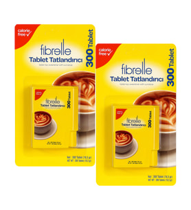 Fibrelle Sukralozlu Tablet Tatlandırıcı 300'lük Kutu 2 adet