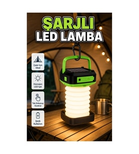 Dokunmatik Kontrollü Şarjlı LED Masa Lambası – 3 Seviyeli Aydınlatma
