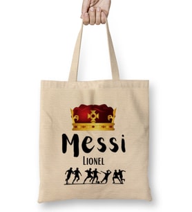 The King of Football Lionel Messi Bez Çanta Uzun Saplı