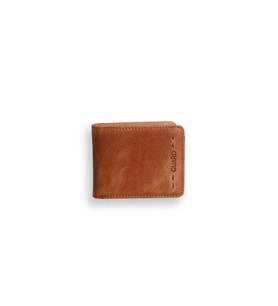 Guard Antik Taba Hakiki Deri Özel Dikiş Desenli Spor Erkek Cüzdan // GRD260225WT1753 (Renksiz)