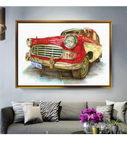 Altın Çerçeveli dekoratif tablo l1193 (Gold)
