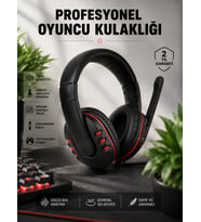 Yüksek Ses Kalitesi ve Aktif Gürültü Engelleme Özellikli Kablolu Mikrofonlu Kulaklık