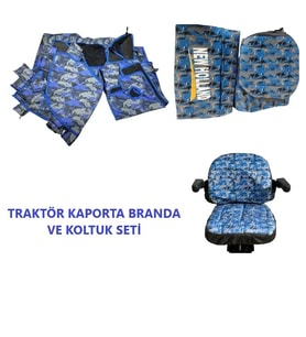New Holland TD 110 D Tarla Tipi Traktör Kılıfı Branda (01)