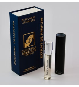 Cultural Heritage , Scents Of Columbia Discovery Atomizer Travel Spray, For Men , Extrait De Parfum , 8 Ml. 0.27 Fl. Oz , Cultural Heritage Parfums