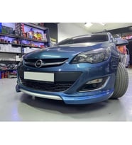 Opel Astra J HB Makyajlı Kasa Ön Ek Mat Siyah Plastik Karlık 2012-2015