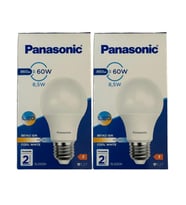 Panasonic 8,5W (60W) 6500K (Beyaz Işık) E27 Duylu Led Ampul (2 Adet)
