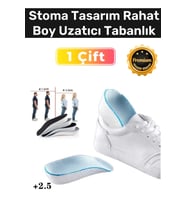 Özel Üretim Eva Bellek Köpük Stoma Tasarım Rahat Kadın Erkek Boy Uzatıcı Tabanlık 2.5 Cm - 2 Adet