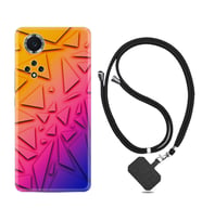 Huawei Nova Y70 Y90 Nova 9 SE  Kılıf Boyun Askılı Silikon Üçgenler 1635
