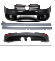 VW Golf 5 R32 2004-2008 Tampon Seti Komple Ön Arka YAN PAR Siyah Panjur 1K0807217DGRU Wisco