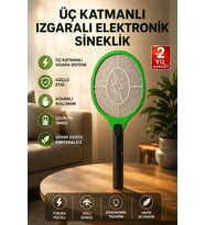 Yüksek Voltaj Teknolojili Elektronik Sinek Raketi