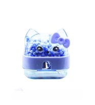 MİKRO MK-4060 KITTY CUTE RENKLİ BONCUKLU ÇİFT DELİKLİ HAZNELİ KALEMTIRAŞ