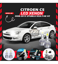 Citroen C5 2008-2015 Kısa Far Uyumlu Şimşek Etkili Led Xenon Performance Series H7