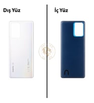 Xiaomi Mi 11-T Ay Işığı Beyazı Arka Pil Kapağı Batarya Kapağı Lazer Kesim Back Cover