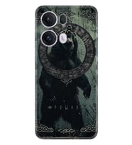 Oppo Reno 13F Kılıf Boutique Baskılı Resimli Power Bear Pcode -007
