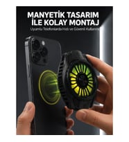 Mey İthalat® Soğutma Teknolojili RGB Işıklı Telefon Soğutucu