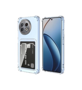 Teknomoda Tecno Spark 30 PRO Kılıf Kartlıklı Anti Şok Korumalı Şeffaf Silikon (KL7)