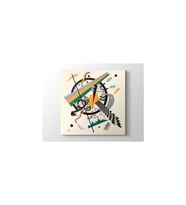 Wassily Kandinsky - Kleine Welten Tablo - 106157 - 60x60 Cm