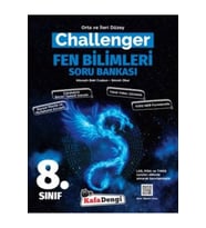 KafaDengi 8.Sınıf Challenger Fen Bilimleri Soru Bankası LGS 2026 +Telefon Tutucu+Çözüm Ayracı