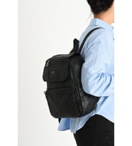 Y.S.DERİ KADIN SIRT ÇANTASI GÜNLÜK KULLANIM İÇİN İDEAL ÇOK CEPLİ SUNİ DERİ BAYAN ÇANTASI 30*25 Cm (Siyah)