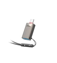 Qpen OT88C Tak Çalıştır Type-C to USB 3.0 Dönüştürücü (Gri)