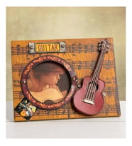 Metal Nostaljik Gitar Temalı Resim Çerçevesi 
