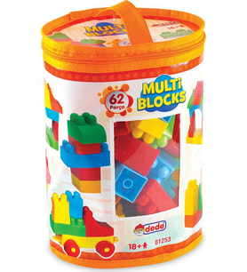 Dede Multi Blocks 62 Parça  2538 (Çok Renkli)