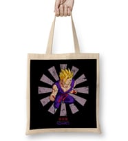 Gohan Dragon Ball Z Retro Japanese Bez Çanta Uzun Saplı
