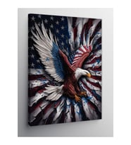 Kanvas Tablo Amerikan Kartalı 100 X 140 Cnvsdkey-126390-100-140