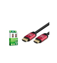 Hadron HDX2038 4K 60Hz 3D HDR v2.0 3mt HDMI Kablo - Siyah-Kırmızı