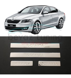 Skoda Octavia Kapı Eşiği Kromu Nkelajı 2013-2017
