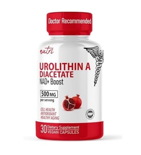 Nature's Fusions Nutri Urolithin A Diacetate 500mg 30 Veg Capsul.Usa Menşei.