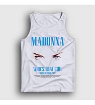 Presmono Unisex Beyaz Tour Who's That Girl Madonna Atlet 545453tt