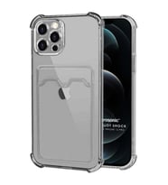 Microsonic Apple iPhone 12 Pro Card Slot Shock Kılıf Siyah