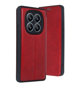 Redmi Note 14 4G Kılıf Flip Cover - Kırmızı