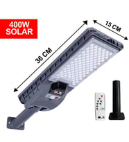 400 Güneş Enerjili Solar Bahçe Çevre  Lambası DLS (Beyaz)