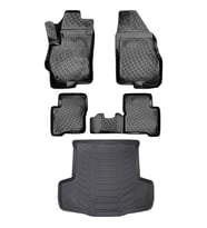 Fiat Linea 3D Paspas+Bagaj Havuzu Seti (Siyah)