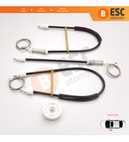 Mercedes E Series W211 S211 2002-2009 4/5 Kapı A2117200346 İçin Ön Sol Cam Kriko Tamir Seti