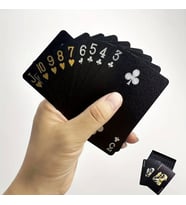 İskambil Kağıdı Plastik Parlak Su Geçirmez Poker Parti Oyun Kartı