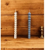 Mumelia Candles Bubble Şamdan - Doğal Soya Dekoratif Mum - 3'lü