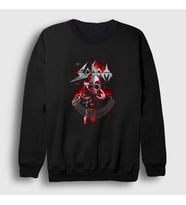 Presmono Unisex Siyah Soldier V2 Sodom Sweatshirt 388523tt