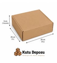 20x20x9 cm e-Ticaret ve Kargo Kutusu (50 ADET)