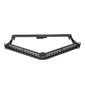 S-link SL-P625 24 lü Kolay Kullanımlı, UTP BOŞ V Şeklinde Patch Panel