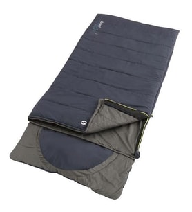 Outwell Contour Lux Deep Blue Yazlık ve Kışlık Taraflı -19°C 1700gr Geniş Uyku Tulumu Sağ Fermuar (Karışık)