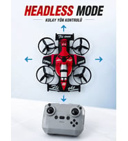 Uzaktan Kumandalı Araba Drone 3 Hız Kademeli 360° Dönüş Ve Headless Mode Özellikli