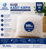 Kuşe Kâğıt Kırpık Dolgu 500 gr Hediyelik Kutu, Paketleme ve Dekorasyon