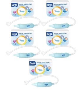 Wee Baby Burun Aspiratörü Nasal (Yeni Saklama Kabı Kutulu) (5 Li Set) (WEE162)