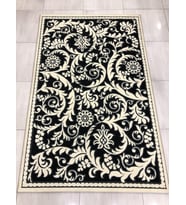 Saray Halı 3B 11470 B 150X230 Krem Siyah 4 M2 Halı !