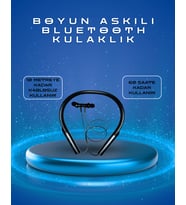 Polygold Pg-100 Type-C Şarjlı Bluetooth Kulaklık – Boyun Askılı, Uzun Pil Ömürlü, Mikrofonlu