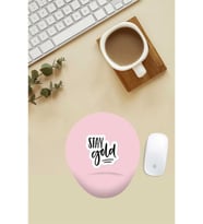 Stay Gold Yazılı Bilek Destekli Mouse Pad